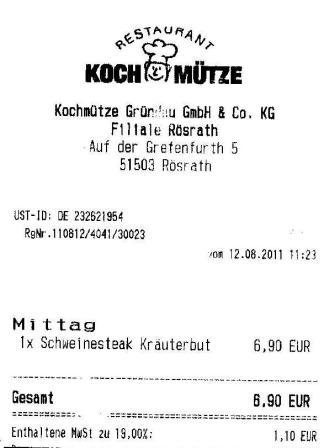 habt Hffner Kochmtze Restaurant